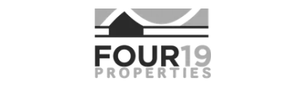 Four 19 Properties — Reibar Marketing Client Logo Four 19 Properties logo — Reibar Marketing client in Dallas–Fort Worth, TX